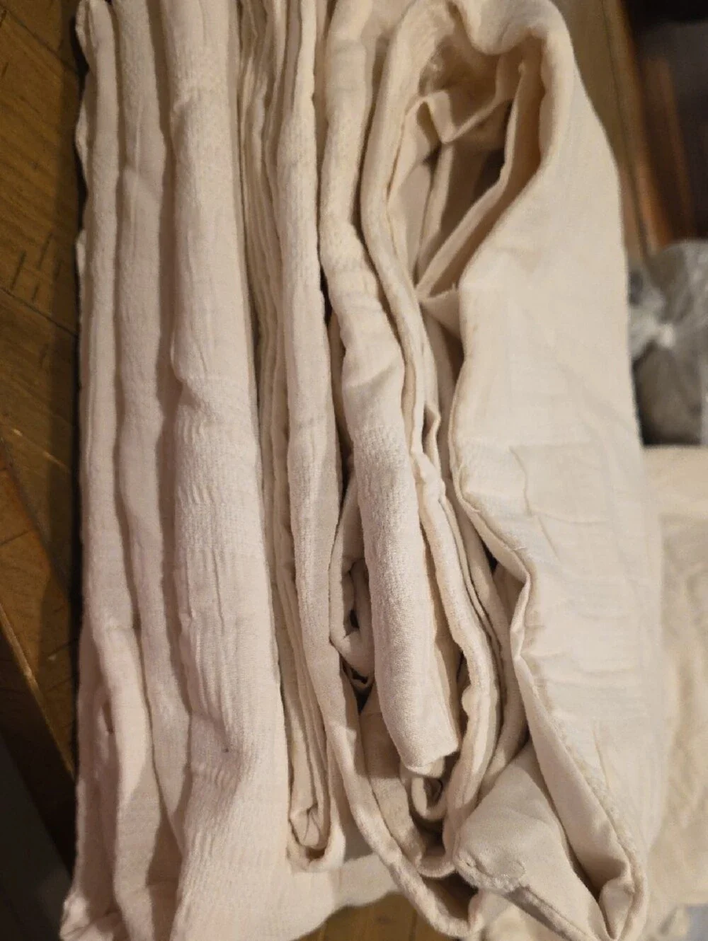 Quince Checkered Matelasse Duvet Cover Set - Twin - Undyed